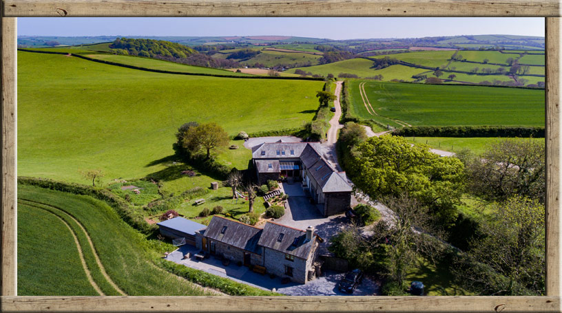 Aerial view of Foales Leigh B&B