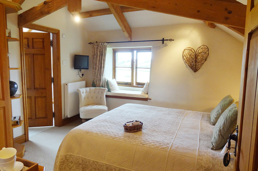 Bedroom 1, with double bed at Foales Leigh B&B